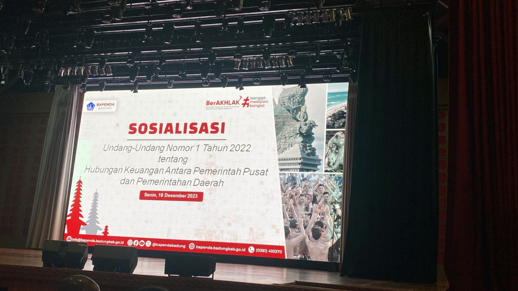 Sosialisasi Undang-undang tentang Hubungan Keuangan Antara Pemerintah Pusat dan Pemerintah Daerah